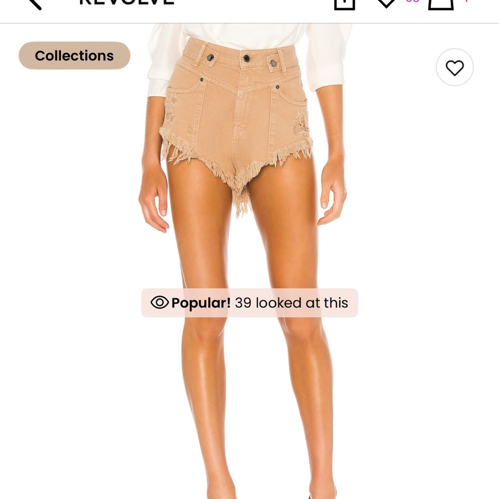 retrofete TESSA Shorts in Camel Brown